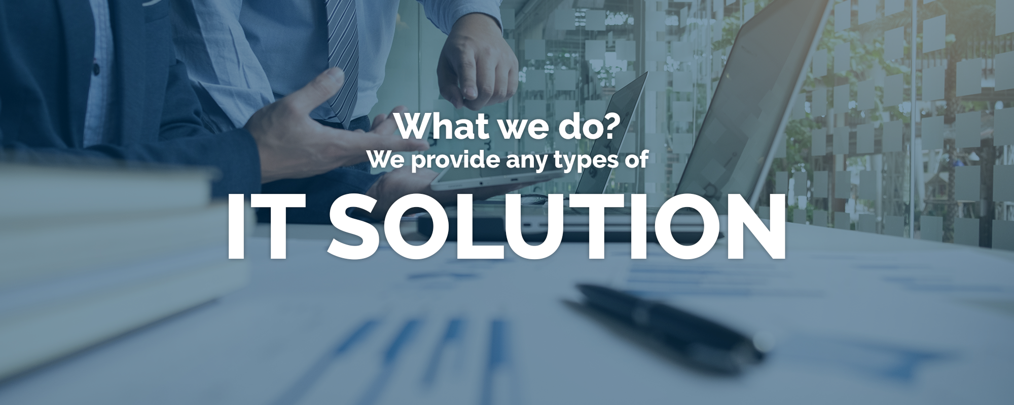 we provide any types of IT solution